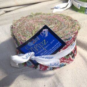 Stripz Quick Cut - Strips Fabric Pack - Multi Floral 3.5 yards 2.5w %100 cotton